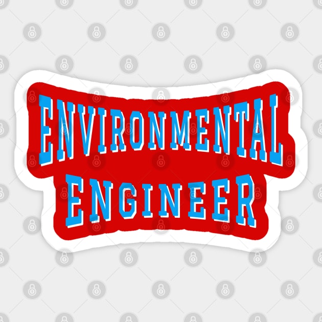 Environmental Engineer in Turquoise Color Text Sticker by The Black Panther